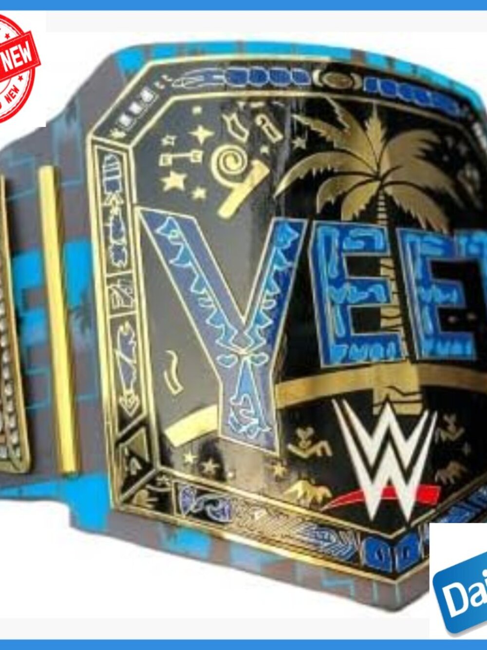 Adjustable Championship Belt with Velcro Strap for Parties & Events - Picture 1 of 4